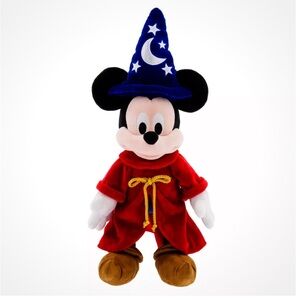 Disney Mickey Mouse Sorcerer Plush - Red and Blue